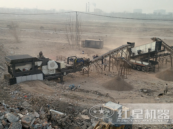 建筑垃圾處理現(xiàn)場圖