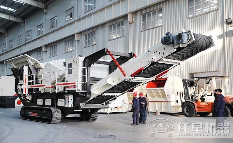 履帶液壓移動(dòng)破碎機(jī)