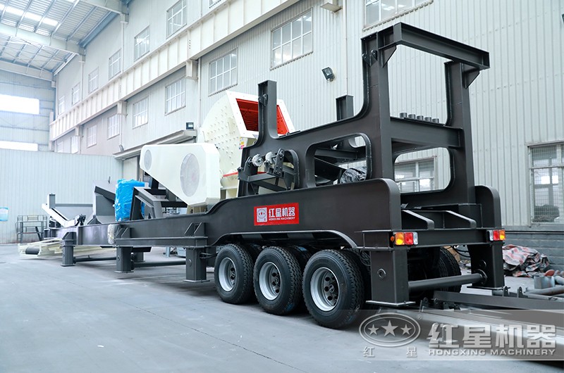 錘式移動破碎機，一次成型、減少投入40%