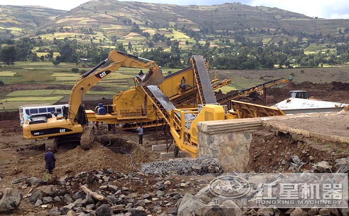 移動(dòng)碎沙機(jī)設(shè)備展示