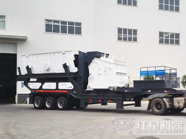 反擊式移動(dòng)破碎機(jī)產(chǎn)量達(dá)50-500t/h