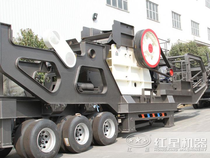 顎式移動破碎機，產量85-650t/h