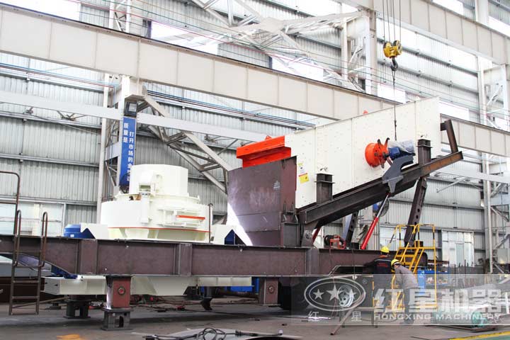 石頭移動制砂機