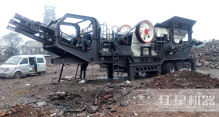 搭載顎式破碎機