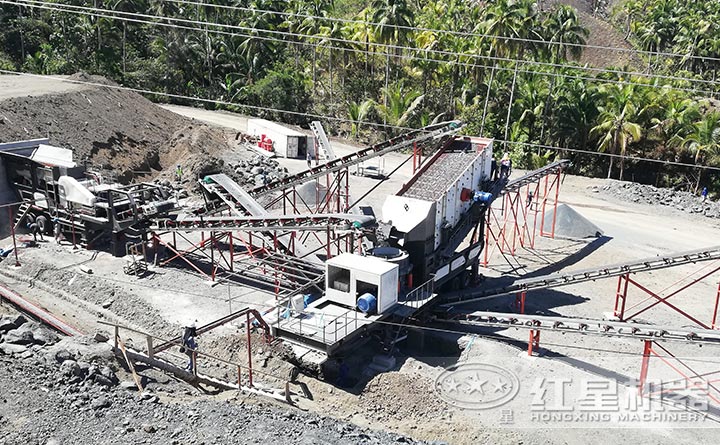 圓錐破生產(chǎn)現(xiàn)場(chǎng)