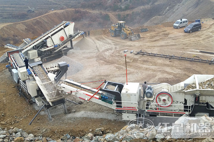 移動式破碎案例現(xiàn)場