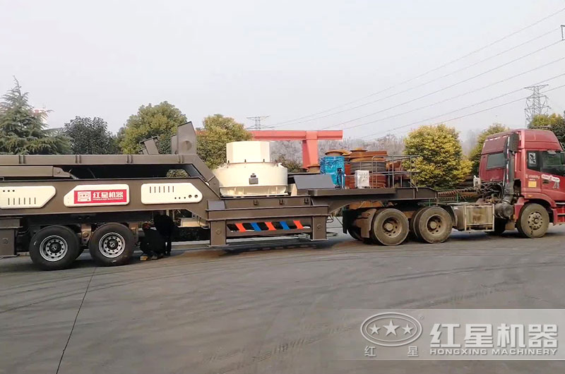 移動機制砂生產線發(fā)往浙江