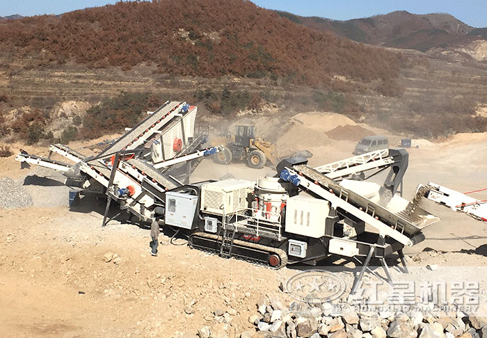 石子移動(dòng)破碎站遠(yuǎn)程作業(yè)