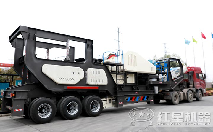 移動鵝卵石制砂機一體式設(shè)備